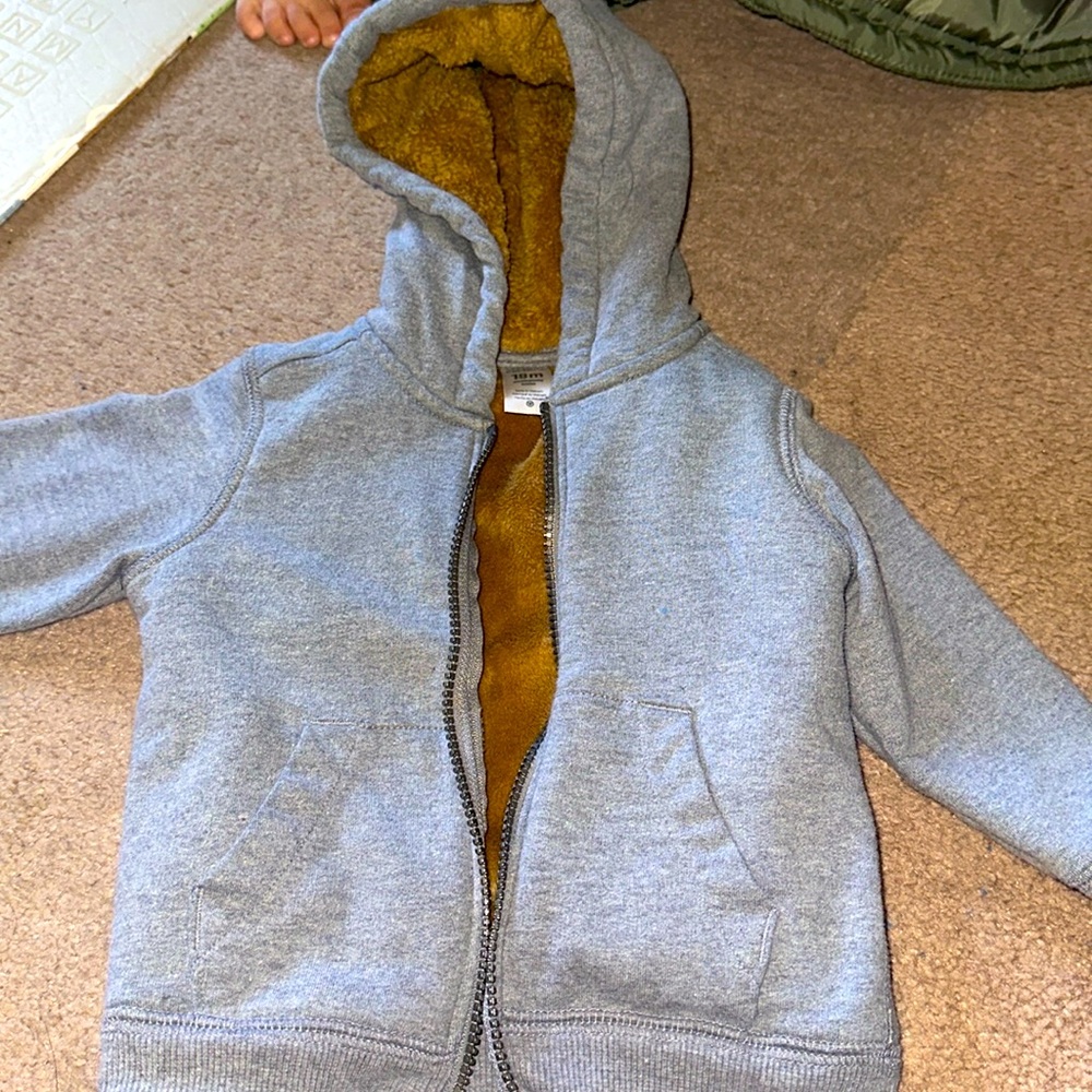 Warm grey sweater 18-24 months